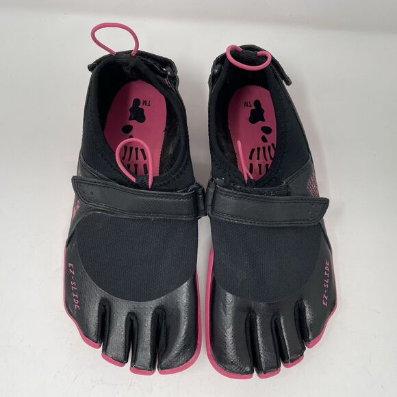 Fila Skele-Toes Women's EZ Slide Drainage Sandal Water Shoes Pink Black Size 7 - Picture 5 of 9